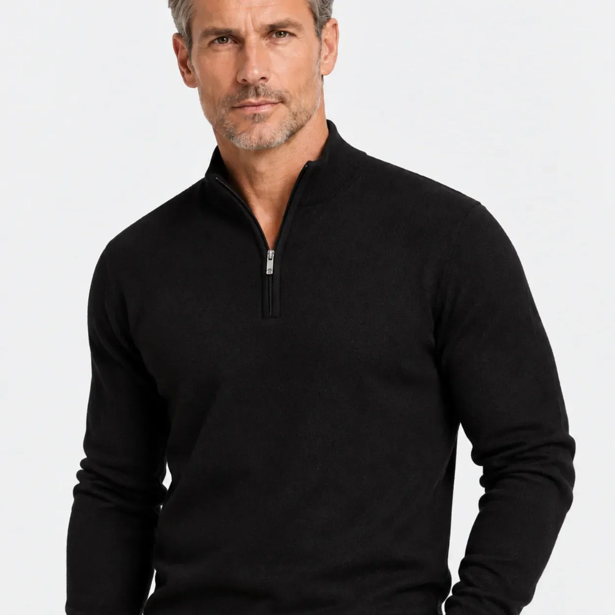 Harlow Half-Zip Knit Sweater