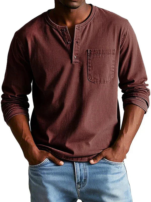 Classic Long Sleeve Henley