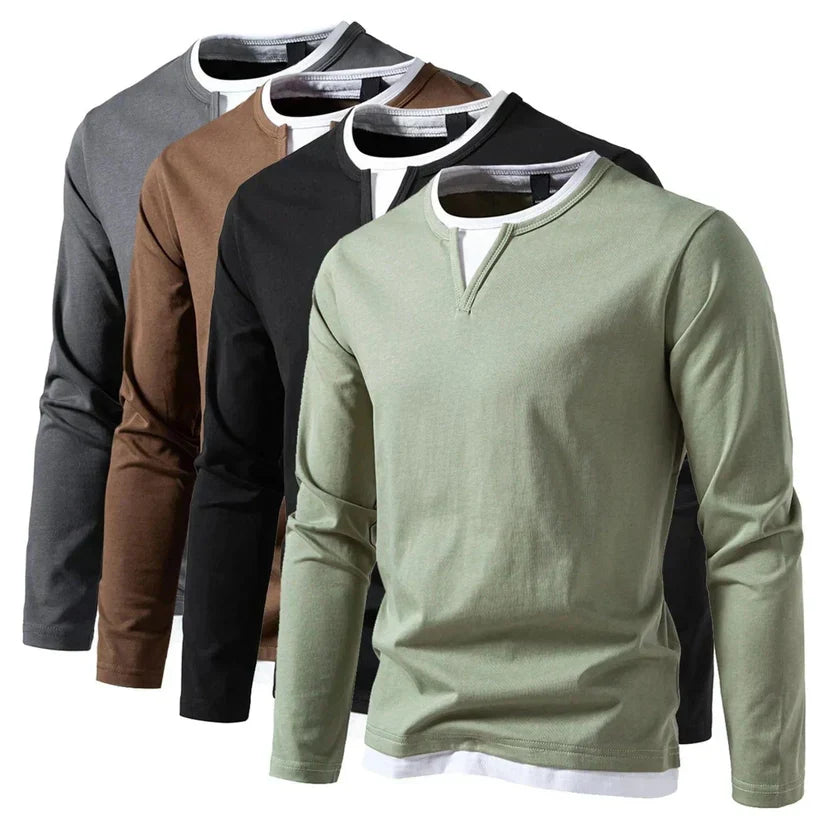 Textured V-Neck Knit