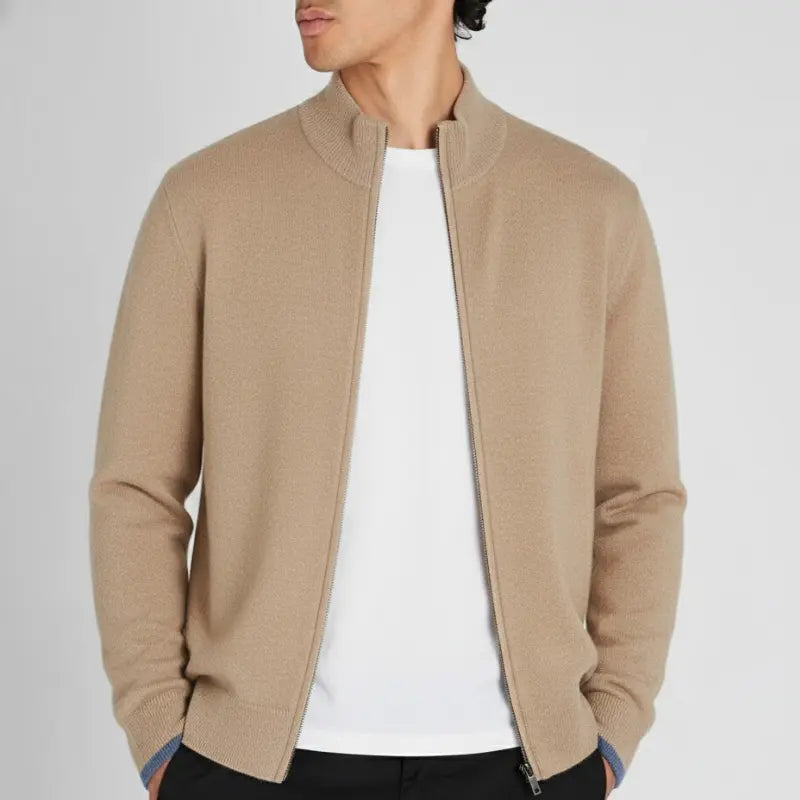 Amari Knit Zip Cardigan