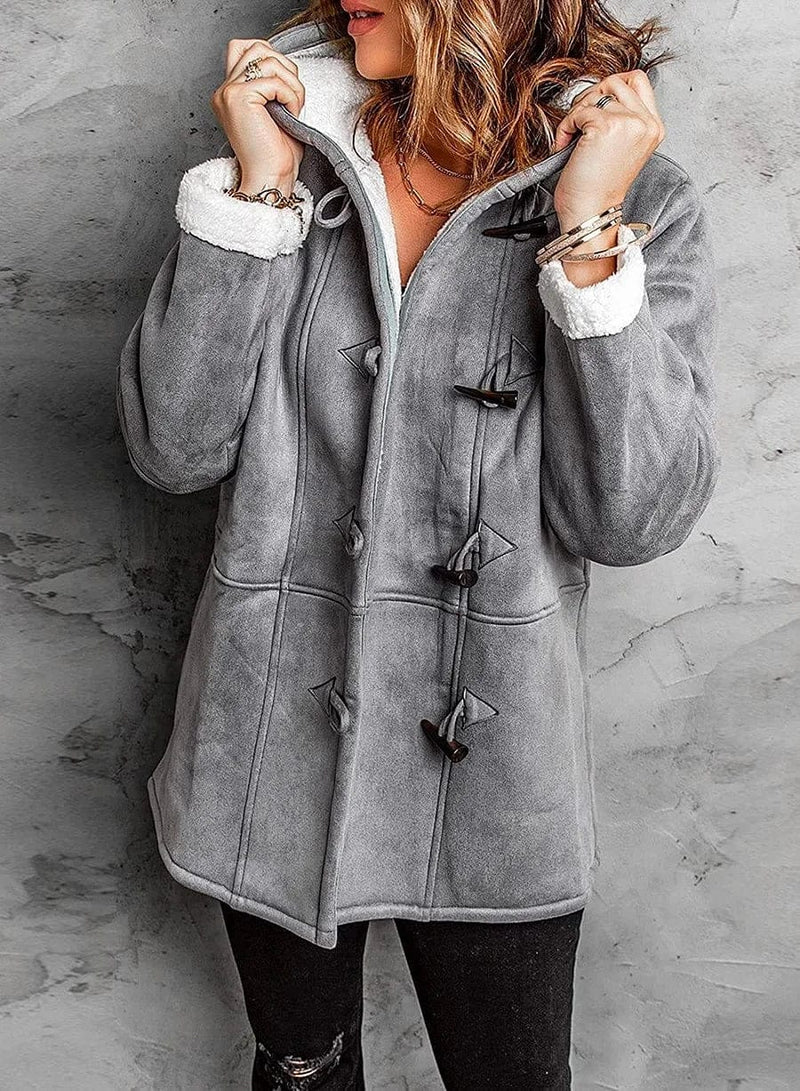 Alina Hooded Toggle Coat