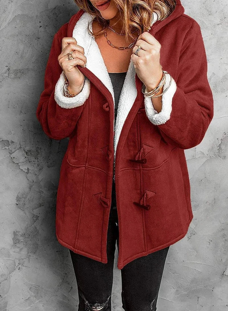 Alina Hooded Toggle Coat