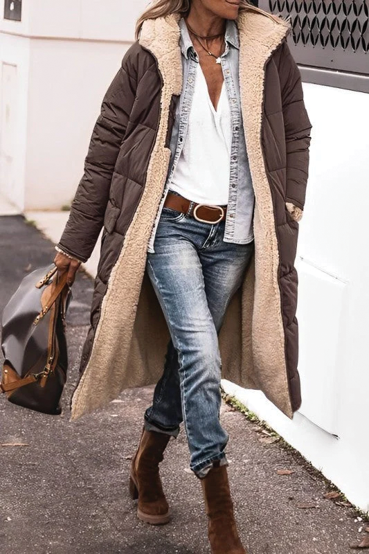 Paloma Reversible Long Padded Coat