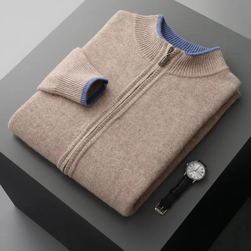 Amari Knit Zip Cardigan