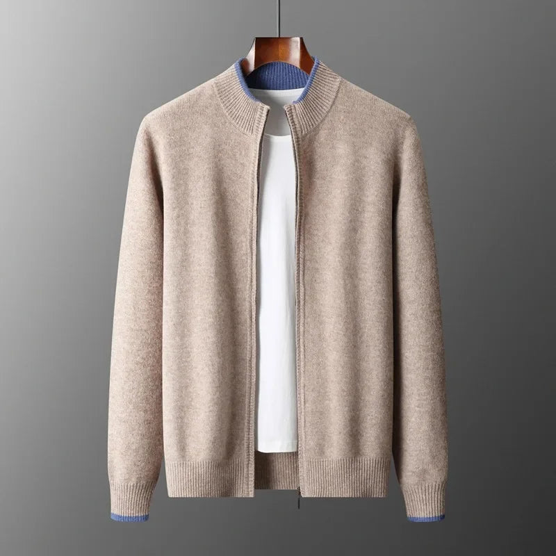 Amari Knit Zip Cardigan