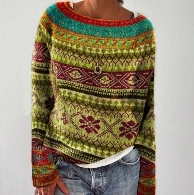 Clara Fair Isle Knit Sweater