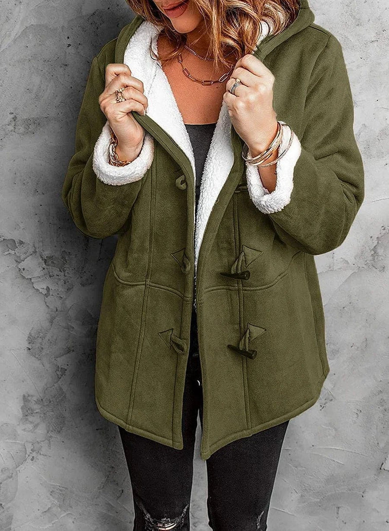 Alina Hooded Toggle Coat