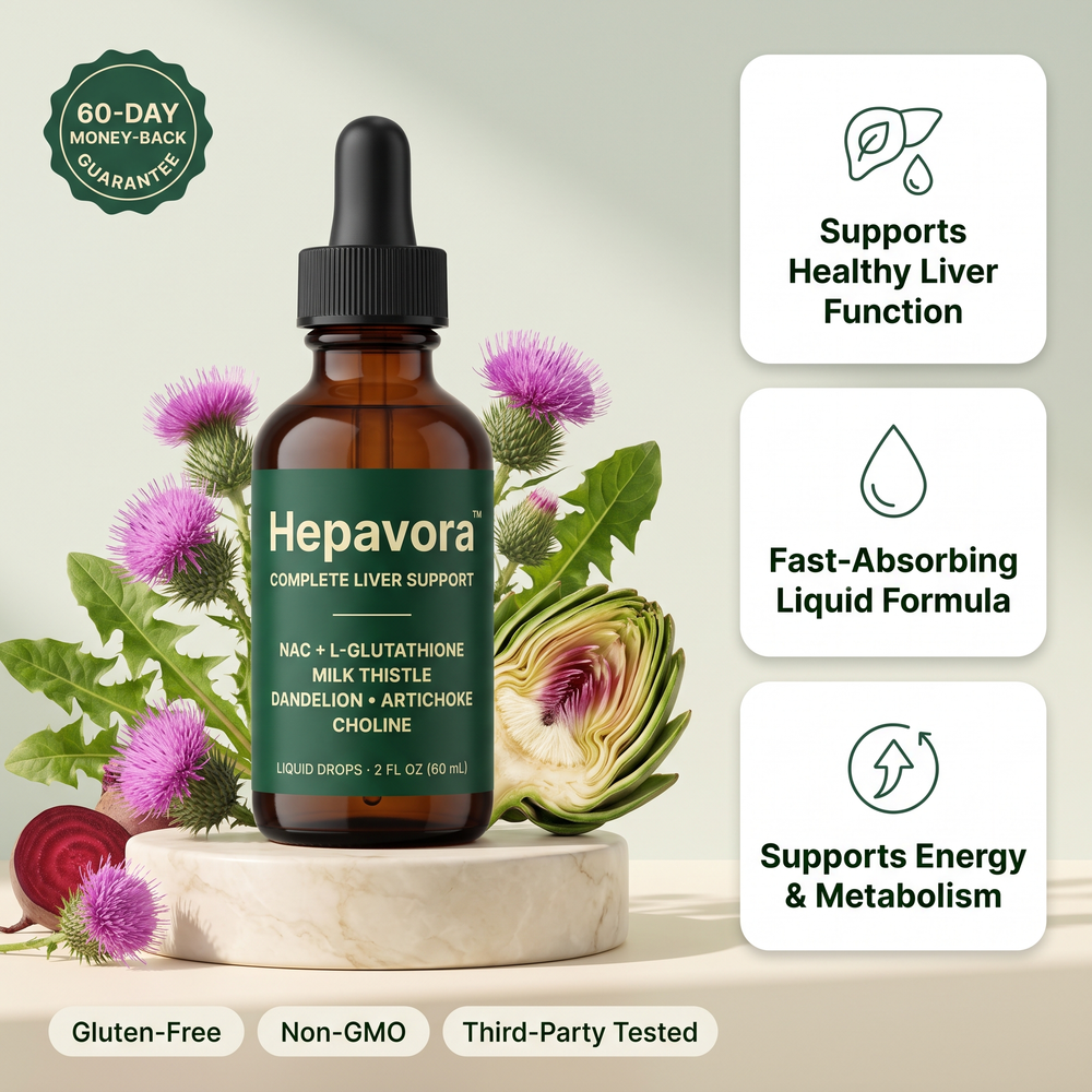 Hepavora Complete Liver Support Drops