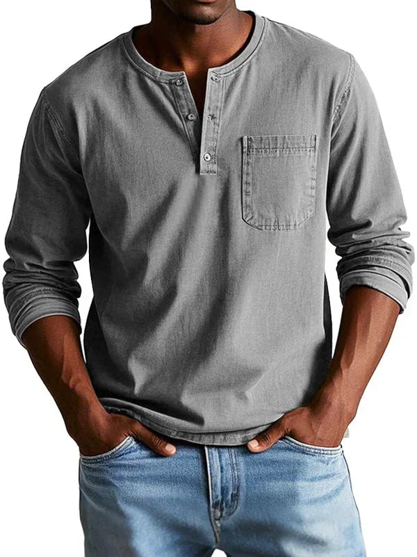 Classic Long Sleeve Henley