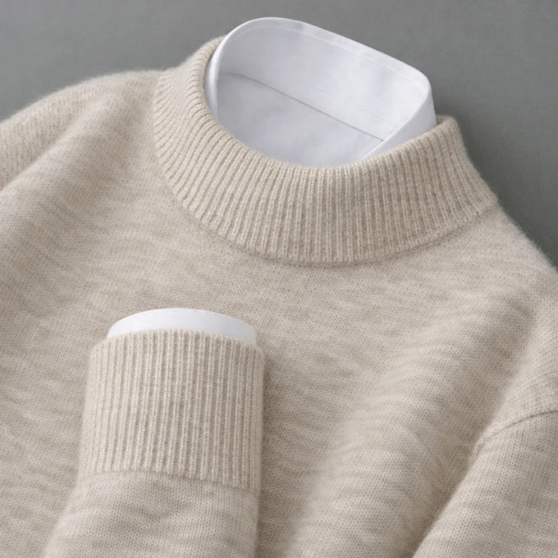 Brixton Mock-Neck Knit Sweater