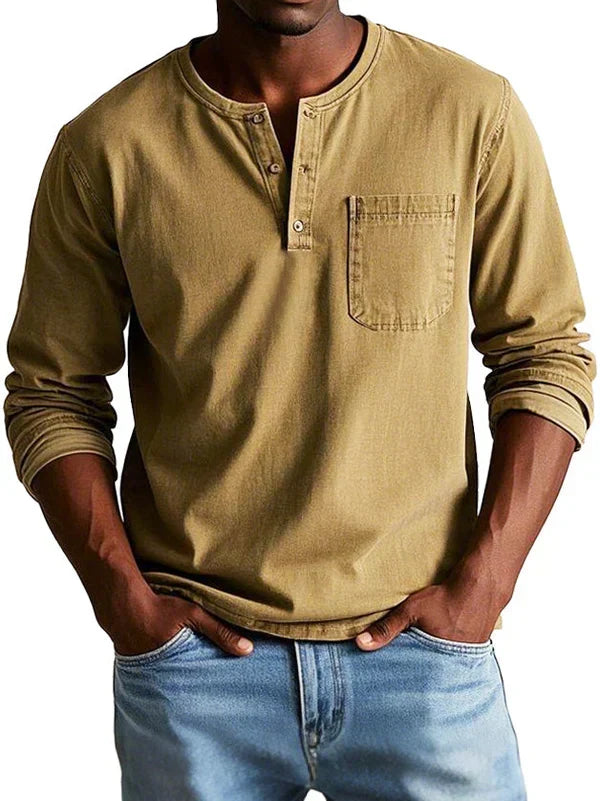 Classic Long Sleeve Henley