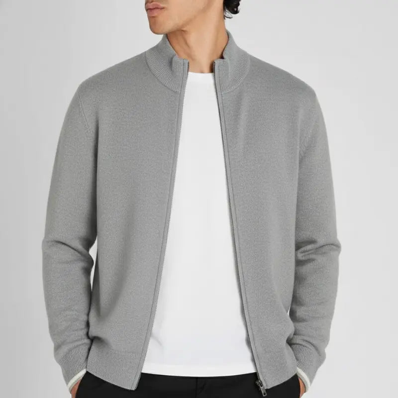 Amari Knit Zip Cardigan