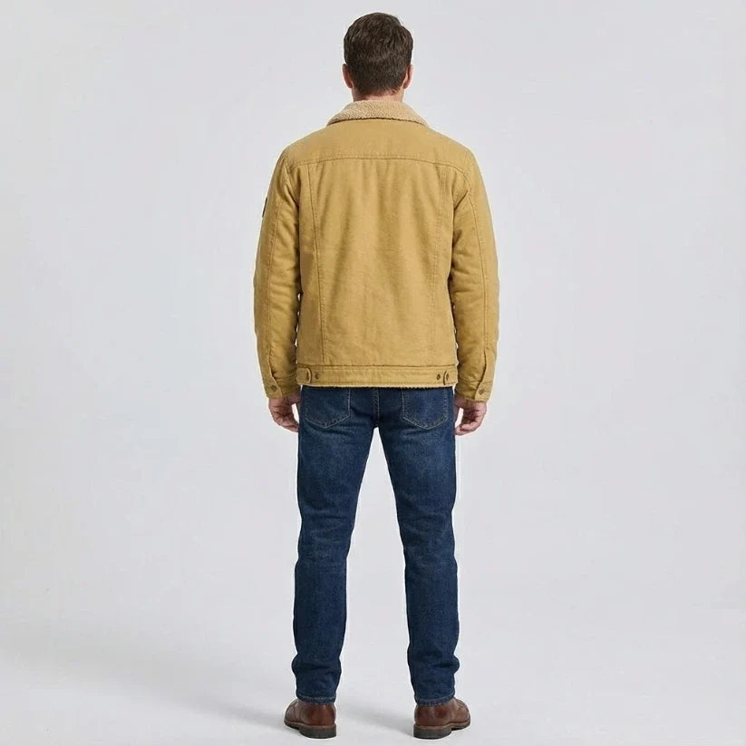 Dorian Sherpa-Lined Trucker Jacket