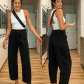 Tamsin Barrel-Leg Cotton Trousers