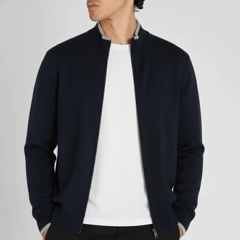 Amari Knit Zip Cardigan
