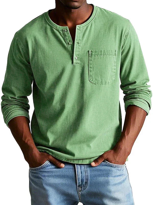 Classic Long Sleeve Henley