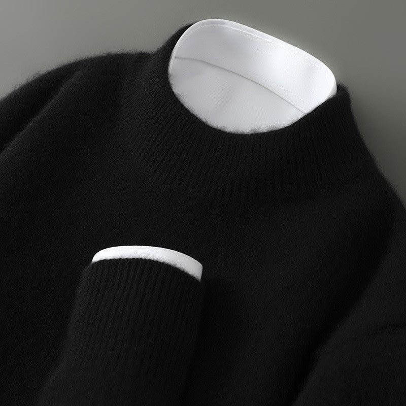 Brixton Mock-Neck Knit Sweater