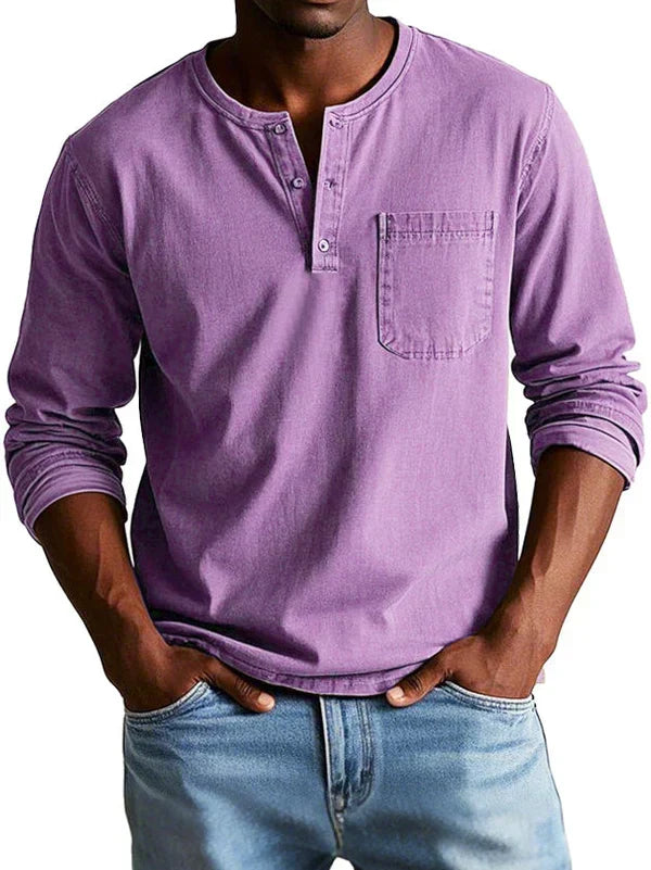 Classic Long Sleeve Henley