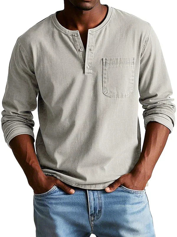 Classic Long Sleeve Henley
