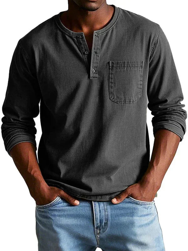 Classic Long Sleeve Henley