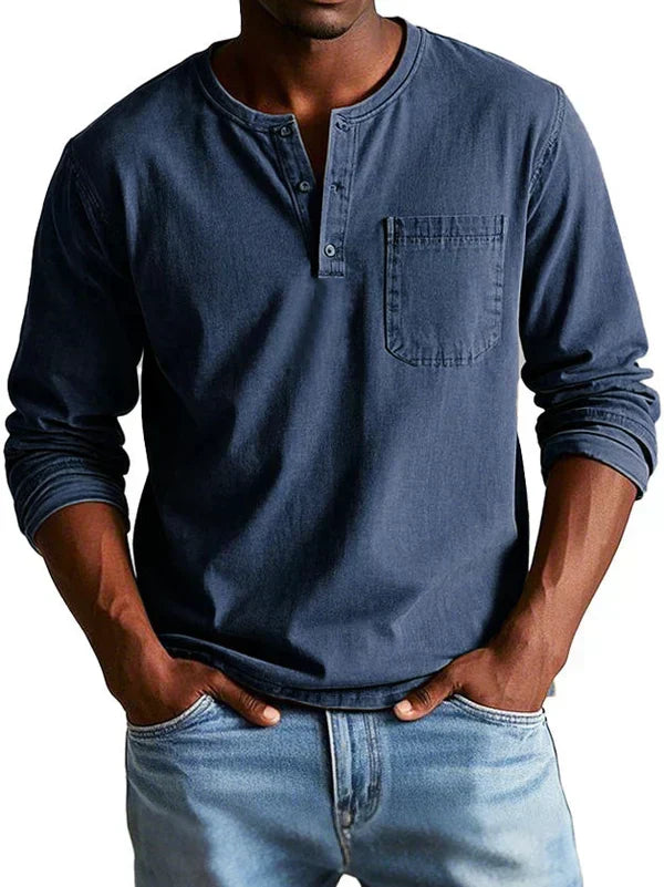 Classic Long Sleeve Henley