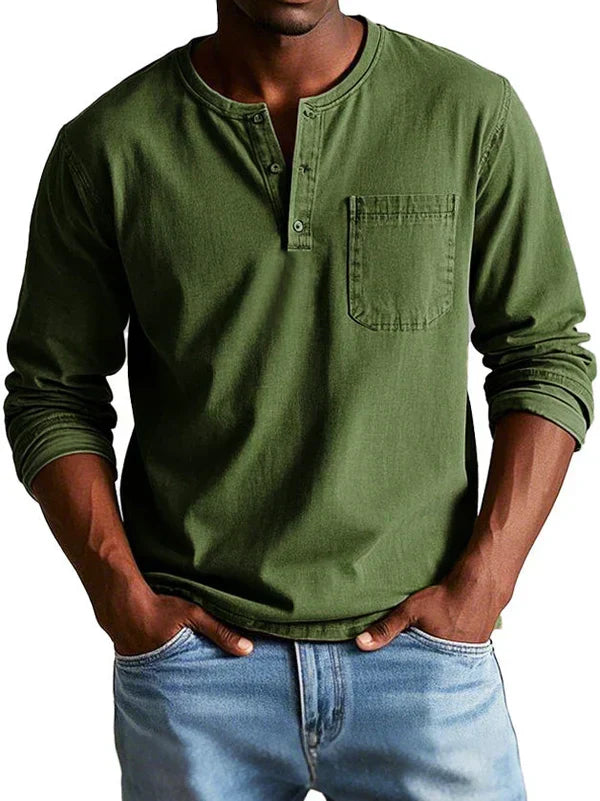 Classic Long Sleeve Henley