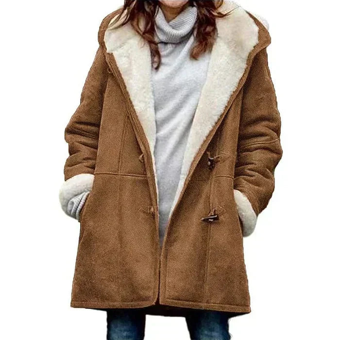 Alina Hooded Toggle Coat