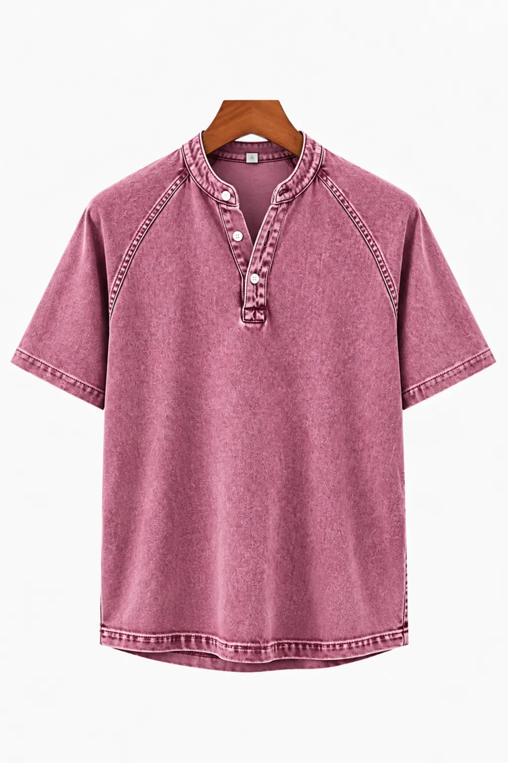 Hollis Washed Henley Tee