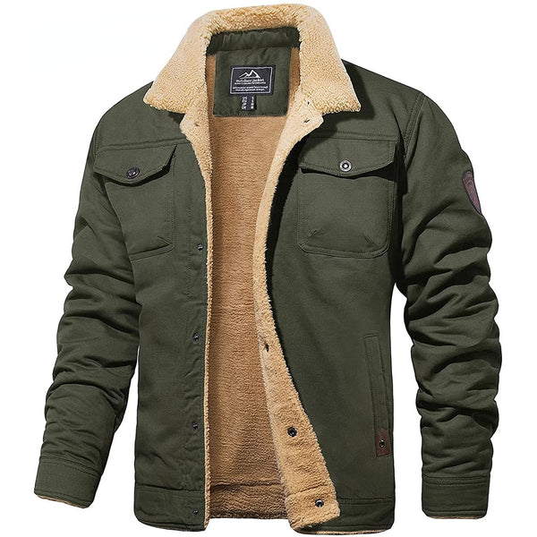 Dorian Sherpa-Lined Trucker Jacket