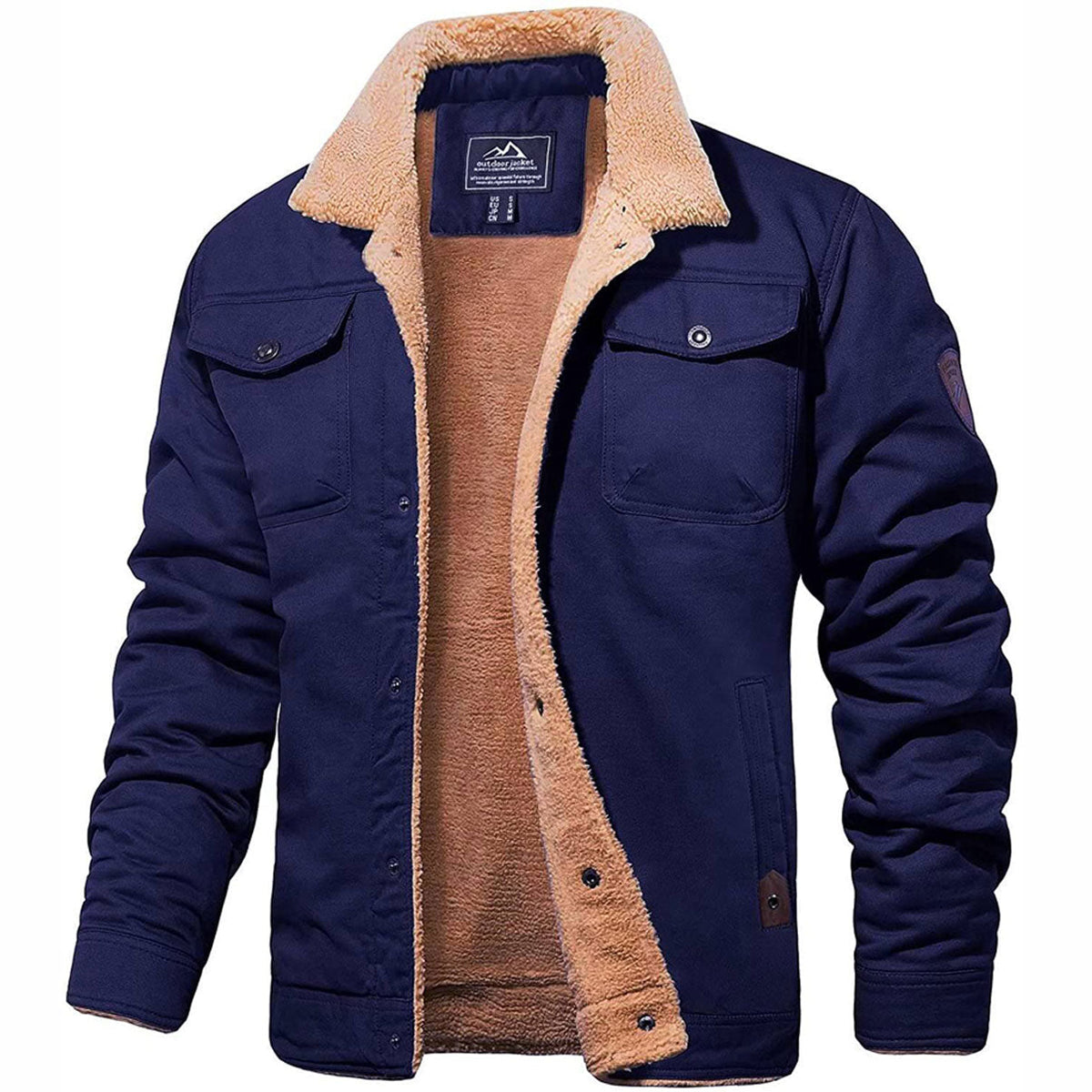 Dorian Sherpa-Lined Trucker Jacket
