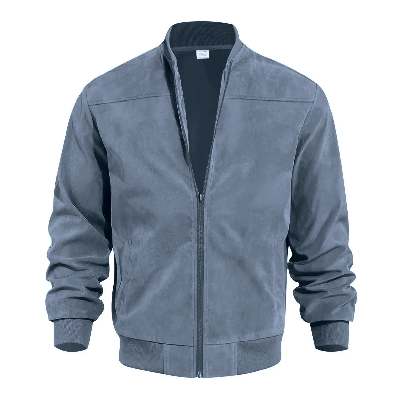 Richmond Suede-Look Bomber Jacket