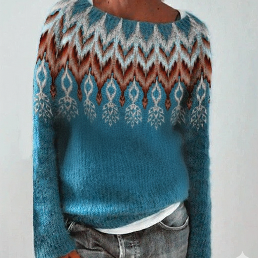 Clara Fair Isle Knit Sweater