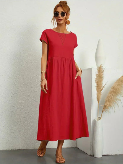 Gabriela Relaxed Pocket Maxi Dress