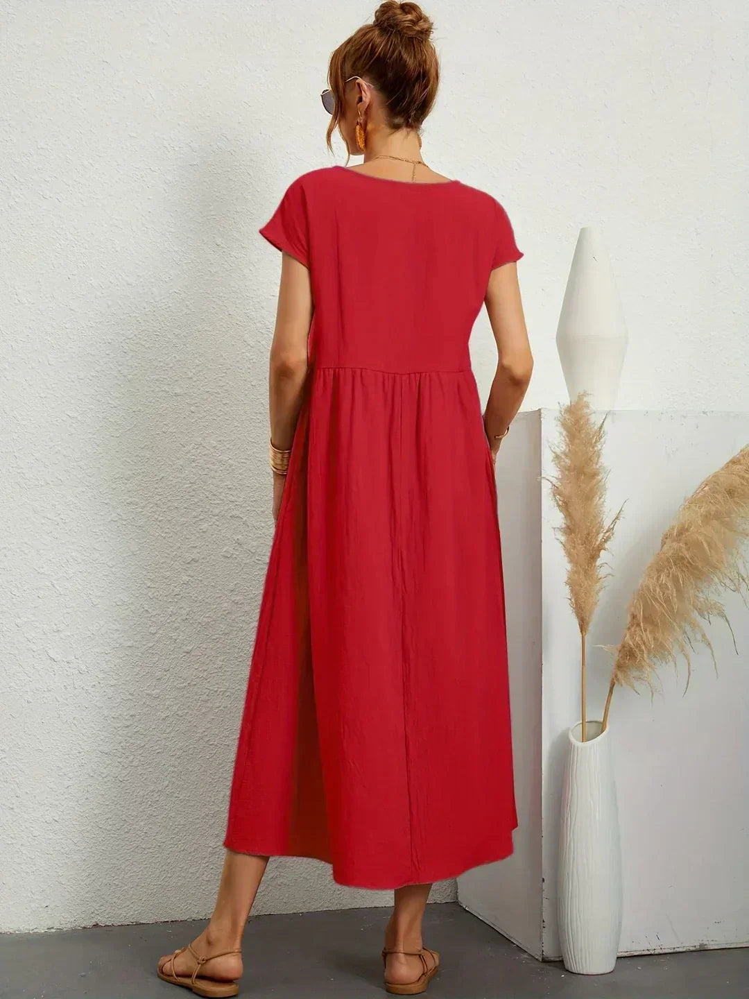 Gabriela Relaxed Pocket Maxi Dress