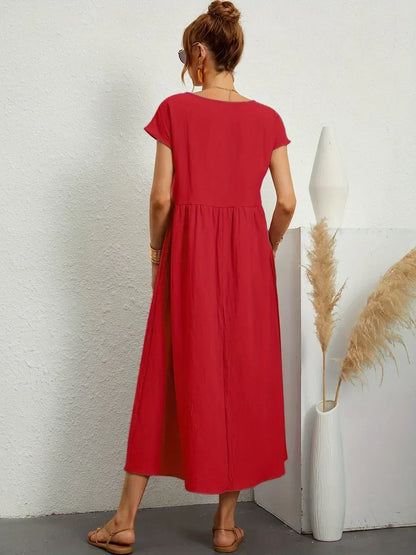 Gabriela Relaxed Pocket Maxi Dress