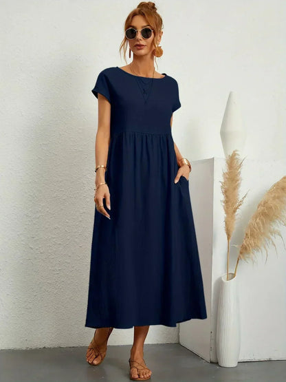 Gabriela Relaxed Pocket Maxi Dress