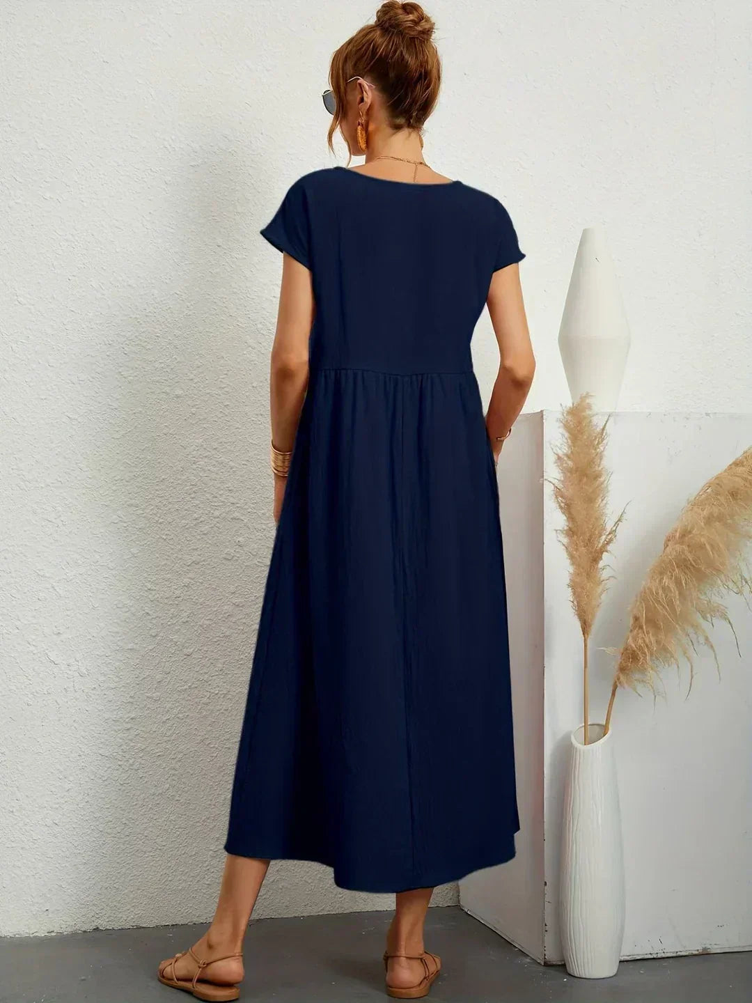 Gabriela Relaxed Pocket Maxi Dress