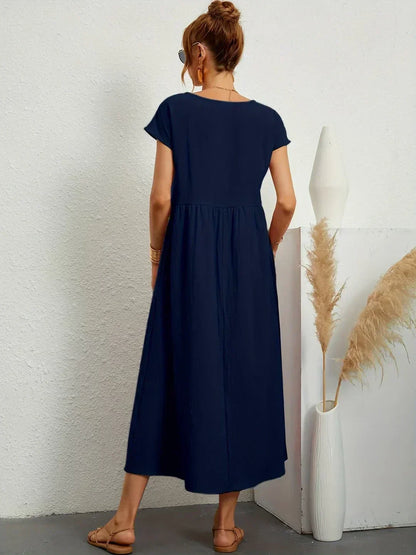 Gabriela Relaxed Pocket Maxi Dress