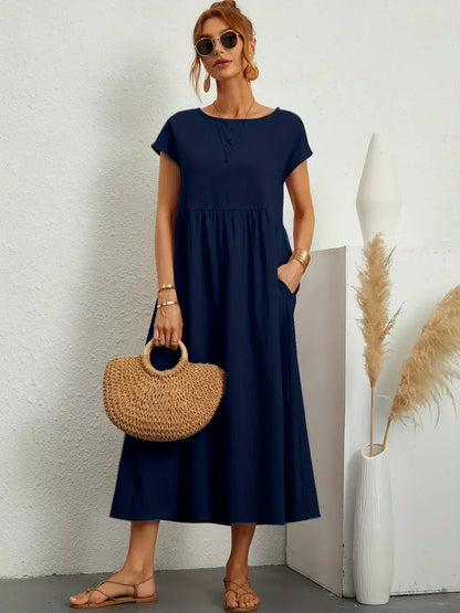 Gabriela Relaxed Pocket Maxi Dress