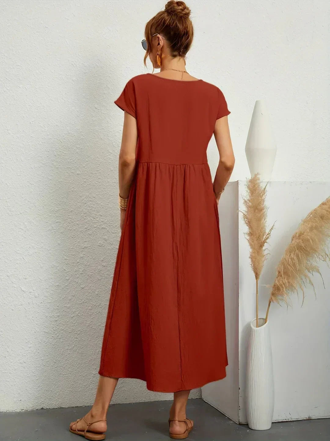 Gabriela Relaxed Pocket Maxi Dress