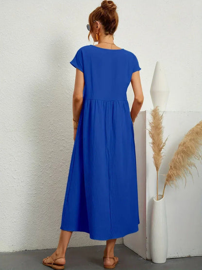 Gabriela Relaxed Pocket Maxi Dress