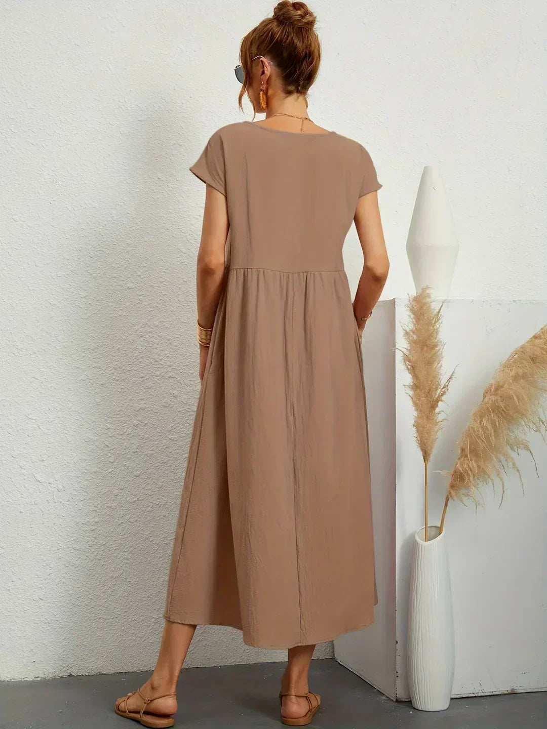 Gabriela Relaxed Pocket Maxi Dress