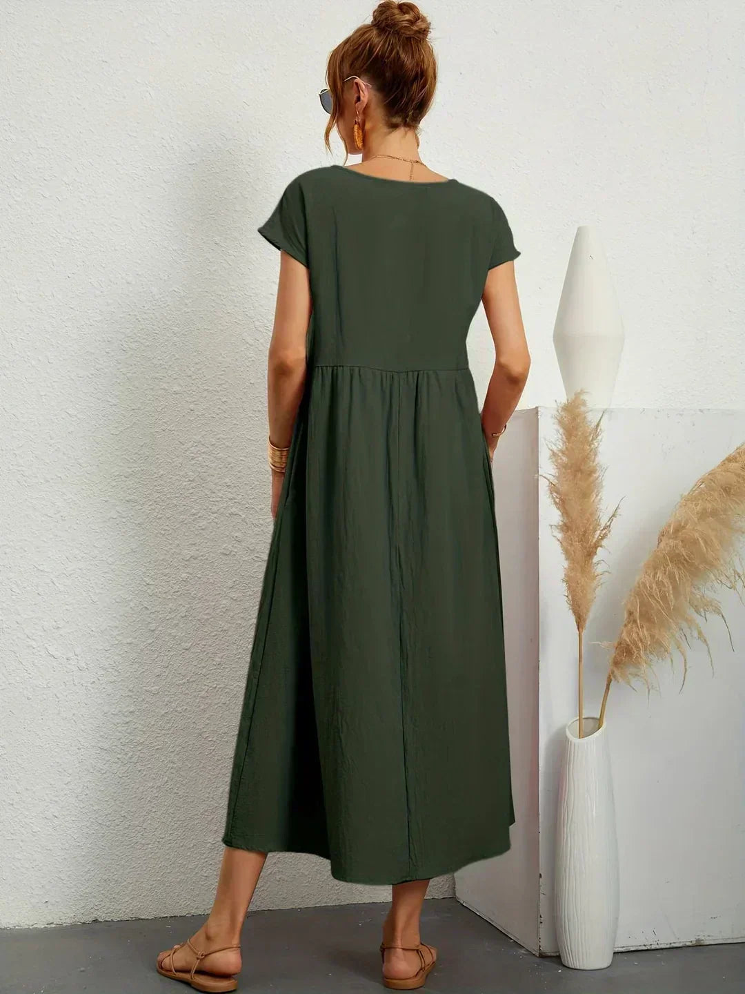 Gabriela Relaxed Pocket Maxi Dress