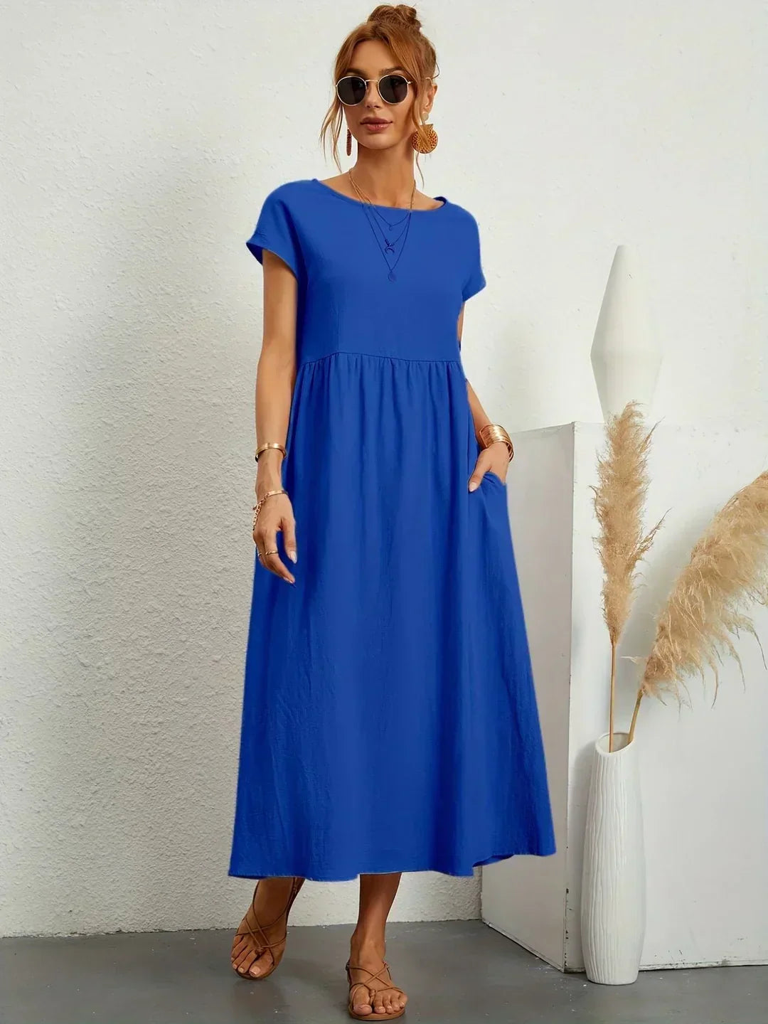 Gabriela Relaxed Pocket Maxi Dress