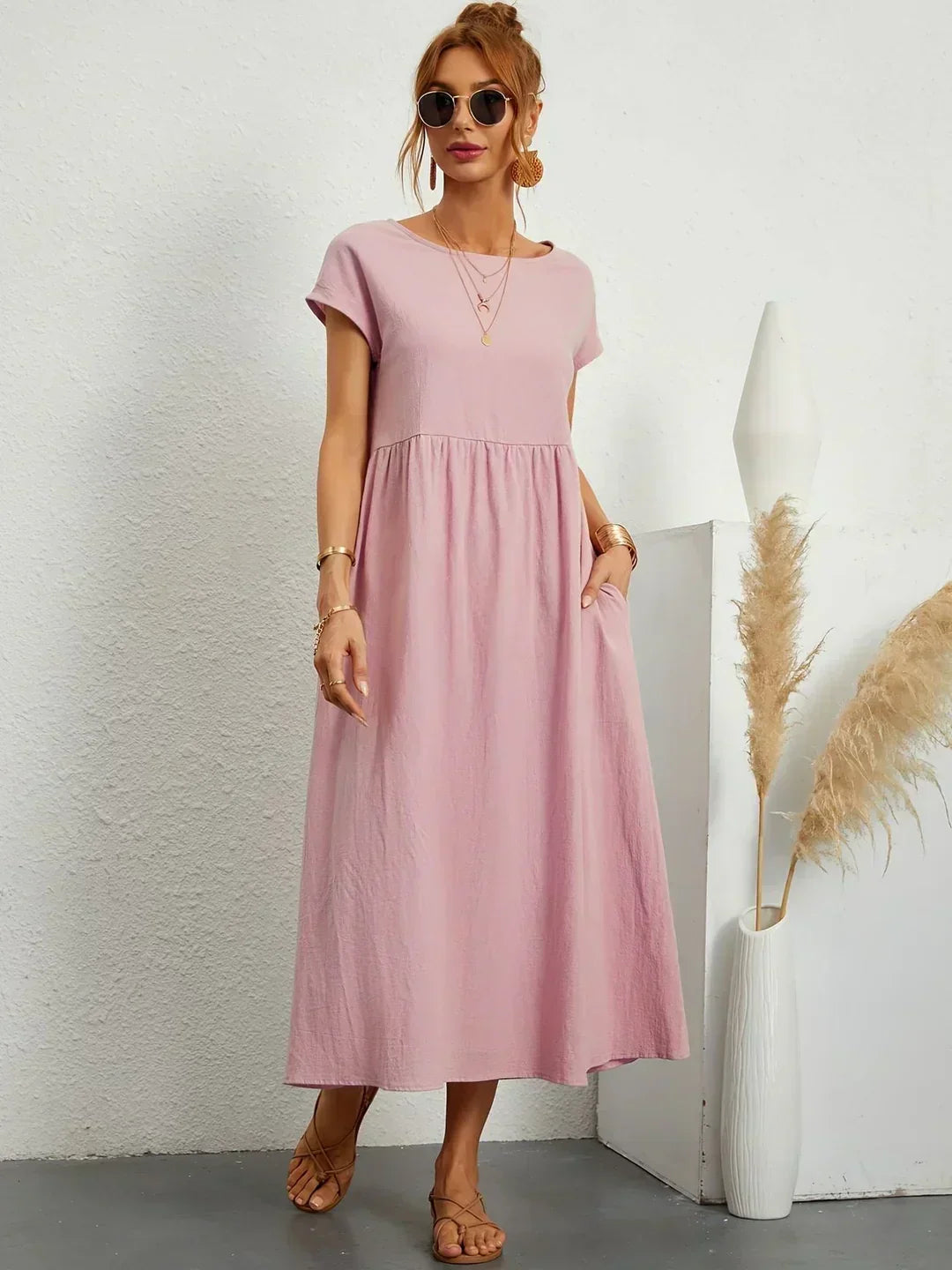 Gabriela Relaxed Pocket Maxi Dress