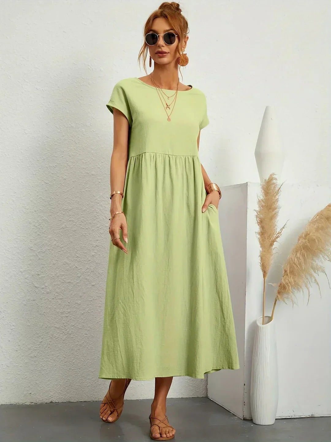 Gabriela Relaxed Pocket Maxi Dress