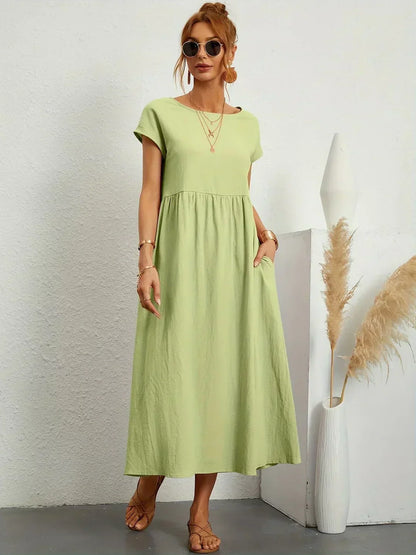 Gabriela Relaxed Pocket Maxi Dress