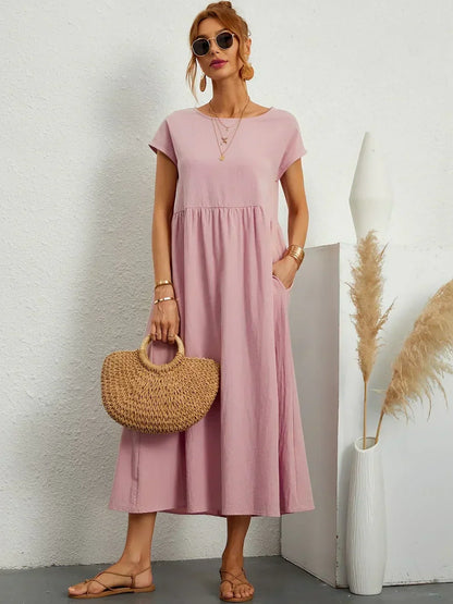Gabriela Relaxed Pocket Maxi Dress