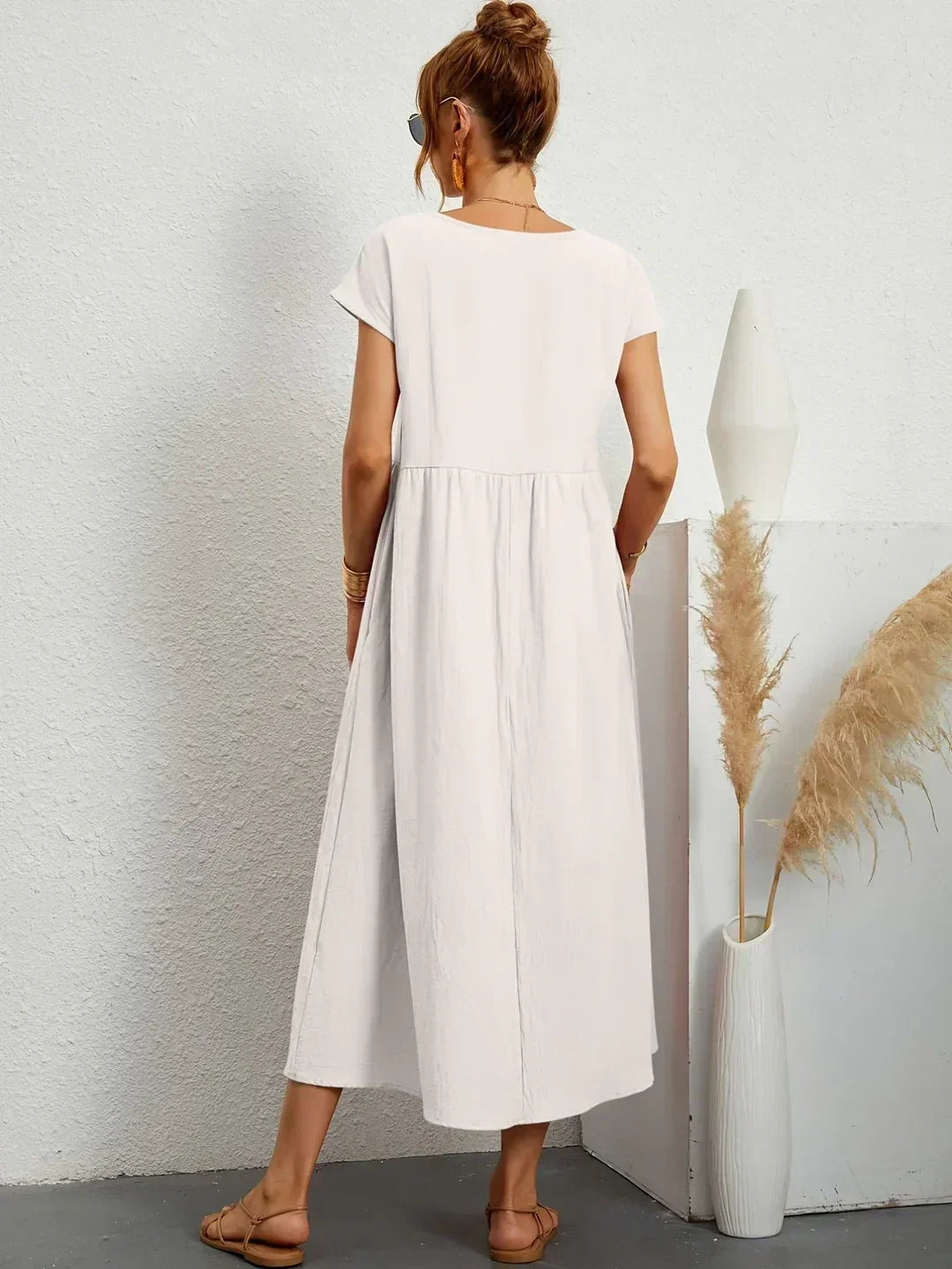 Gabriela Relaxed Pocket Maxi Dress