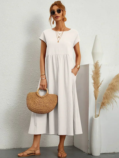 Gabriela Relaxed Pocket Maxi Dress